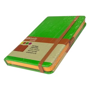 Mynote Case Neon 9x14 96yp Çizgisiz - Yeşil - Turuncu Yaprak