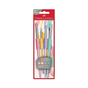 Faber Castell Soft Touch Pastel Renk Fırça 4 Çeşit 481620