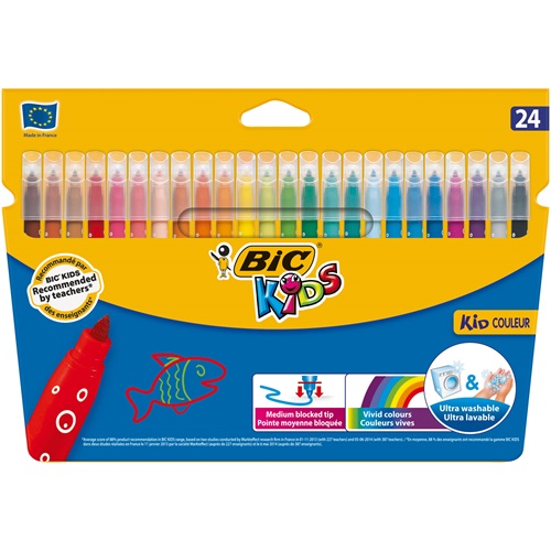 Bic Kids Couleur 24 lü Keçeli Boya Kalemi + Yıkanabilir